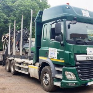 foto 6x4 les 33/26t DAF 510HP měchy (lze +klaničák =souprava 70/48t)