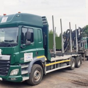 foto 6x4 les 33/26t DAF 510HP měchy (lze +klaničák =souprava 70/48t)