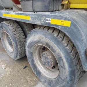 foto 9m3 beton mix Kurta 8x4 DAF autodomíchávač