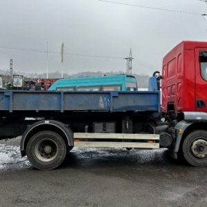 foto 12t DAF hák 2018 kontejner nosič měchy