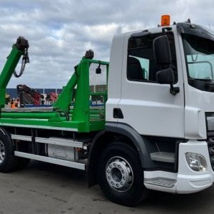 foto Eur6 DAF řetězový kontejner bikran