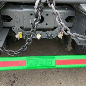 foto Eur6 DAF řetězový kontejner bikran