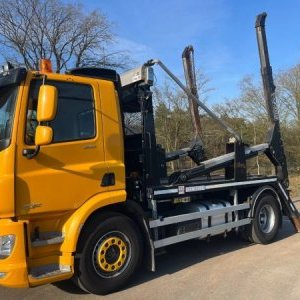 foto Eur6 DAF 20,5t  řetězový kontejner bikran