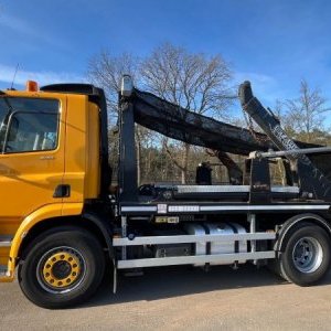 foto Eur6 DAF 20,5t  řetězový kontejner bikran