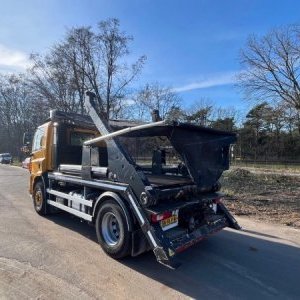 foto Eur6 DAF 20,5t  řetězový kontejner bikran