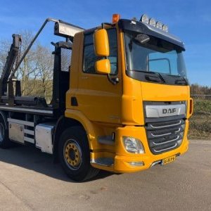 foto Eur6 DAF 20,5t  řetězový kontejner bikran