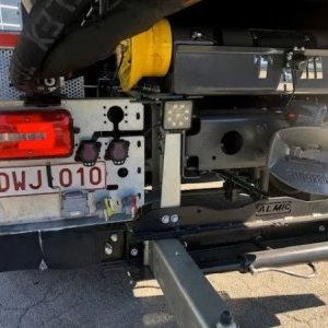 foto ZÁNOVNÍ 6x2 DAF kontejner s VÁHOU + Fassi 22tm