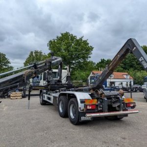 foto 6x4 Eur5 DAF kontejner + HIAB 16tm