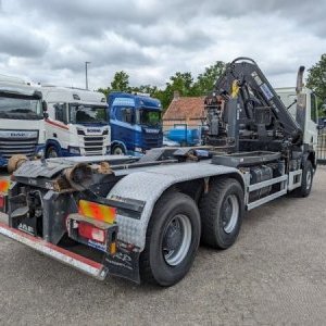foto 6x4 Eur5 DAF kontejner + HIAB 16tm