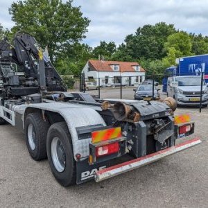 foto 6x4 Eur5 DAF kontejner + HIAB 16tm