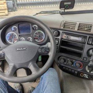 foto 6x4 Eur5 DAF kontejner + HIAB 16tm