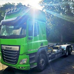 foto 6x2 DAF hák(2023) CTS kontejner automat lůžko zvedačka zatáčecí